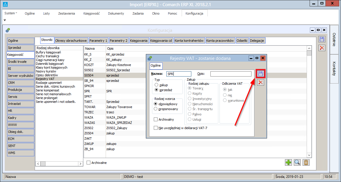 Importu dokumentów do Comarch XL
